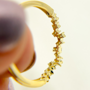 14K Gold Diamond Ring. GDR107